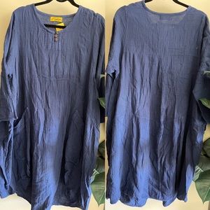 Organic cotton oversized dress